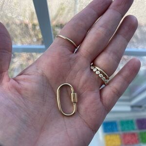 14k functional carabiner